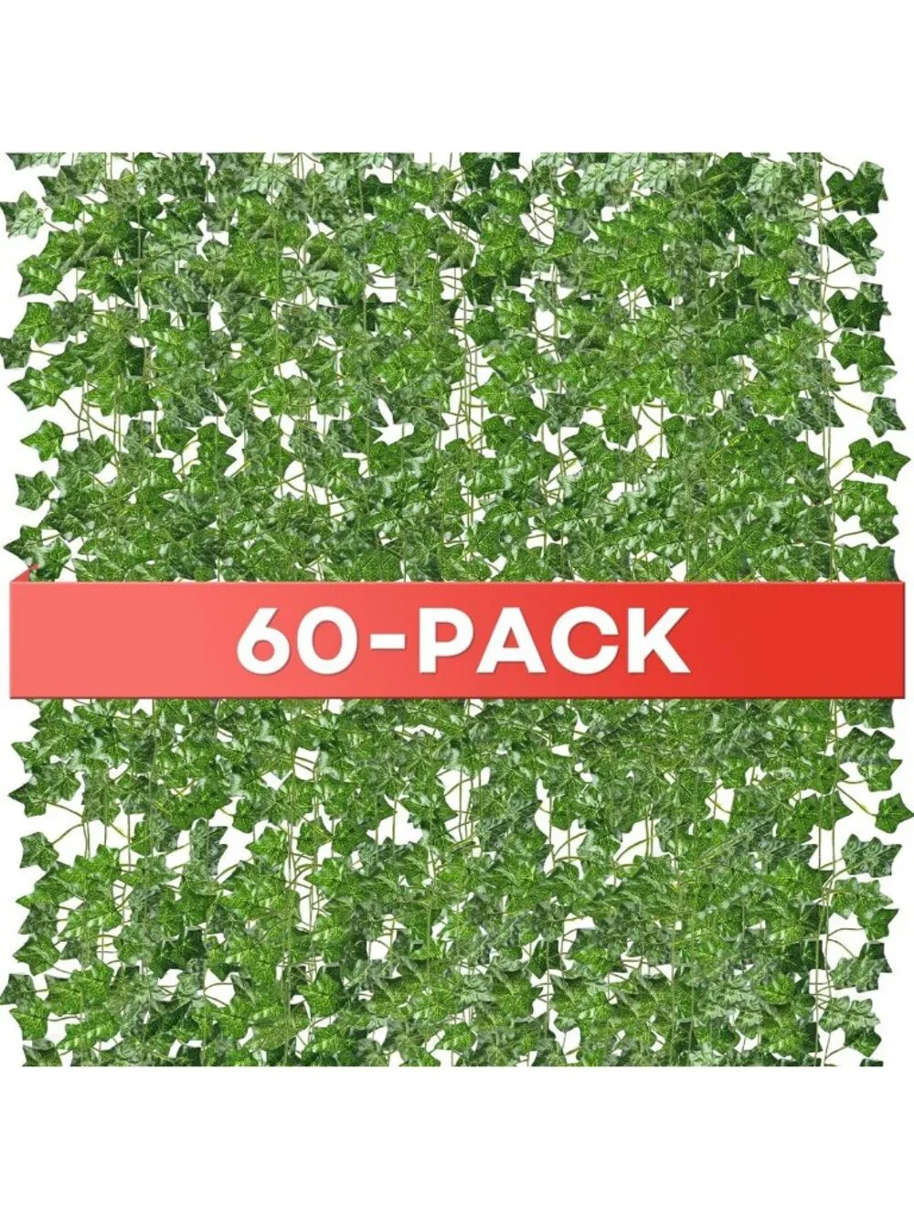 60 Pack Artificial Ivy Garland Vines - 420 Feet Fake Leaves for Home & Party